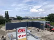 Cladding for a hydrogen station