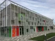 Expanded metal facade shading, Frederiksberg, Denmark