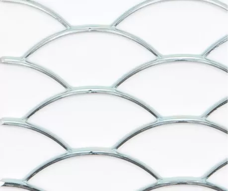 Expanded metal Fish scale TJX 150 x 52 x 4 mm