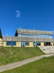 Facade elements of the swimming pool building